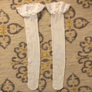 Thigh-High Lace Tights~ 1pair ~New